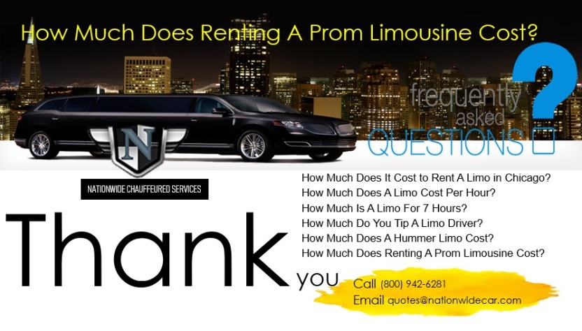How Much Does Renting A Prom Limousine Cost